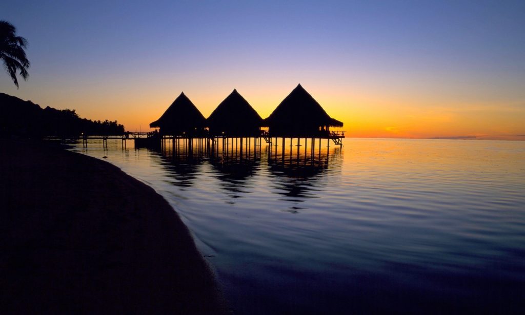 coucher de soleil tahiti