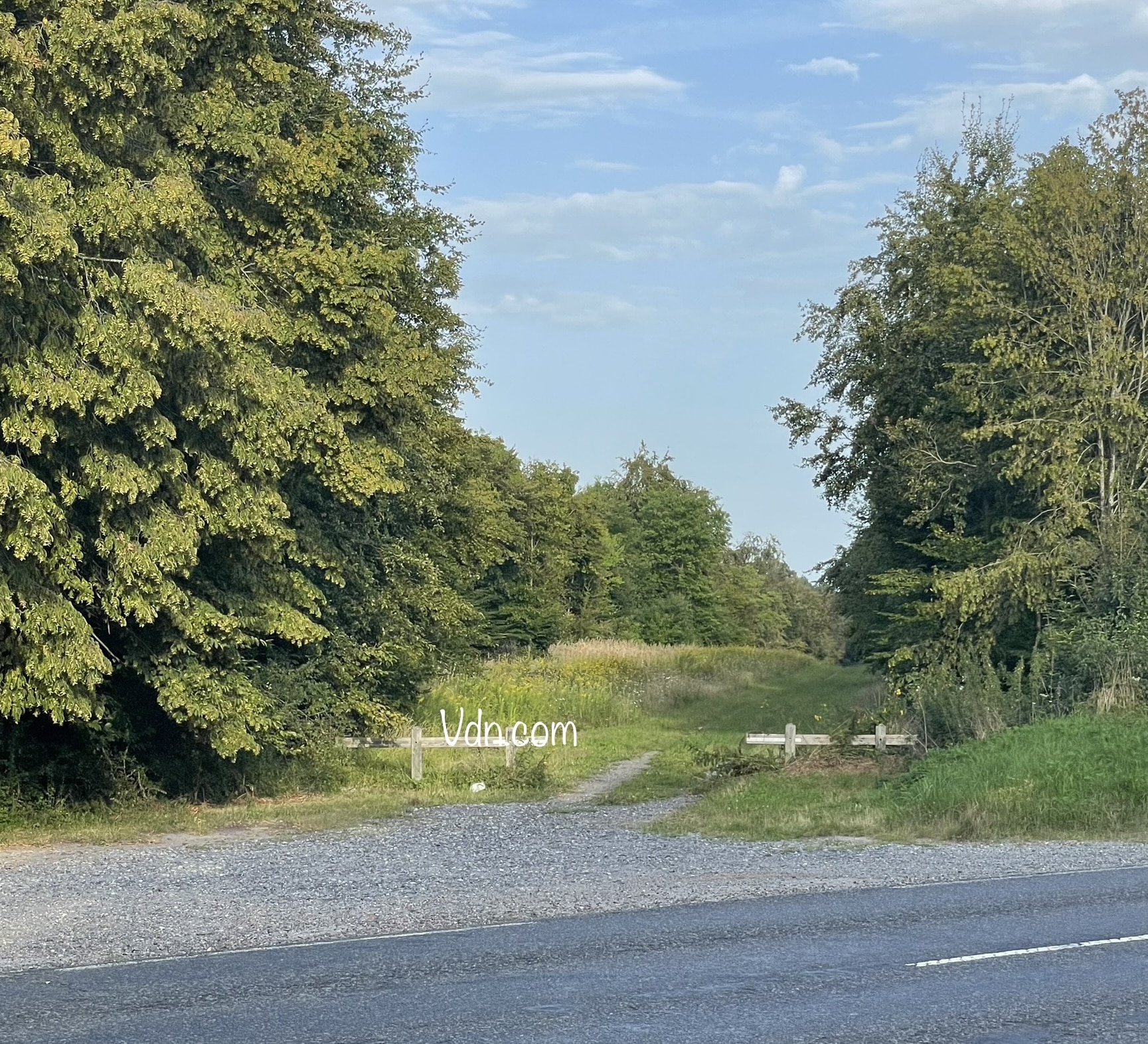 entrée de forêt à Compiègne