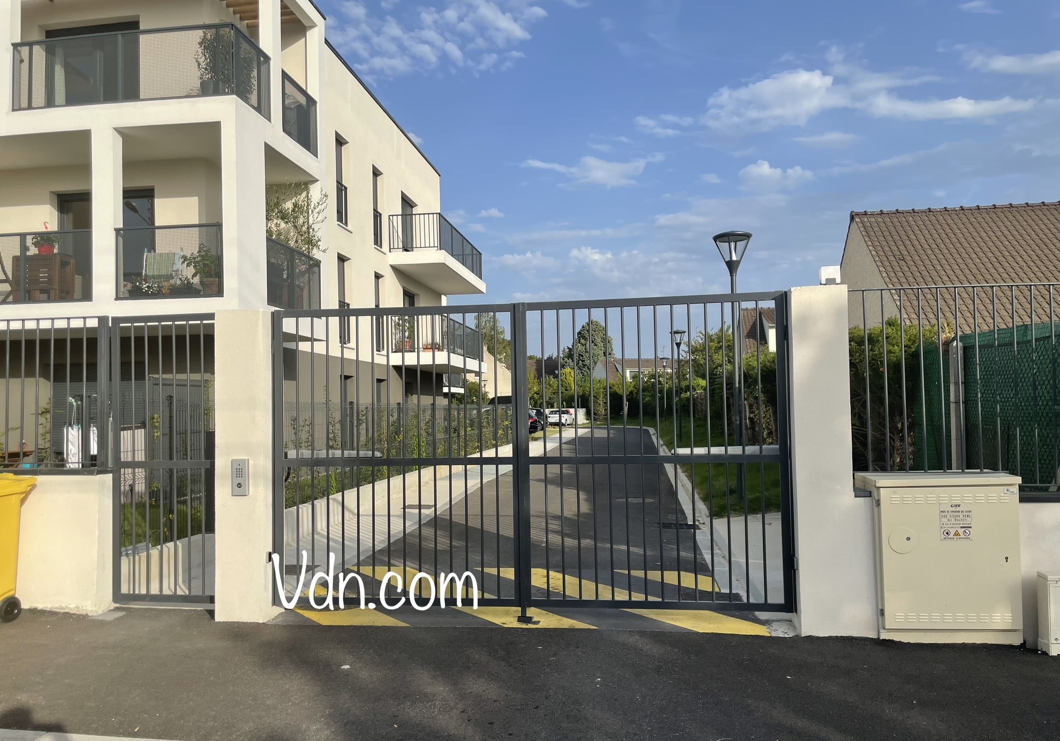 entrée portail programme immobilier neuf de l'AGAPE