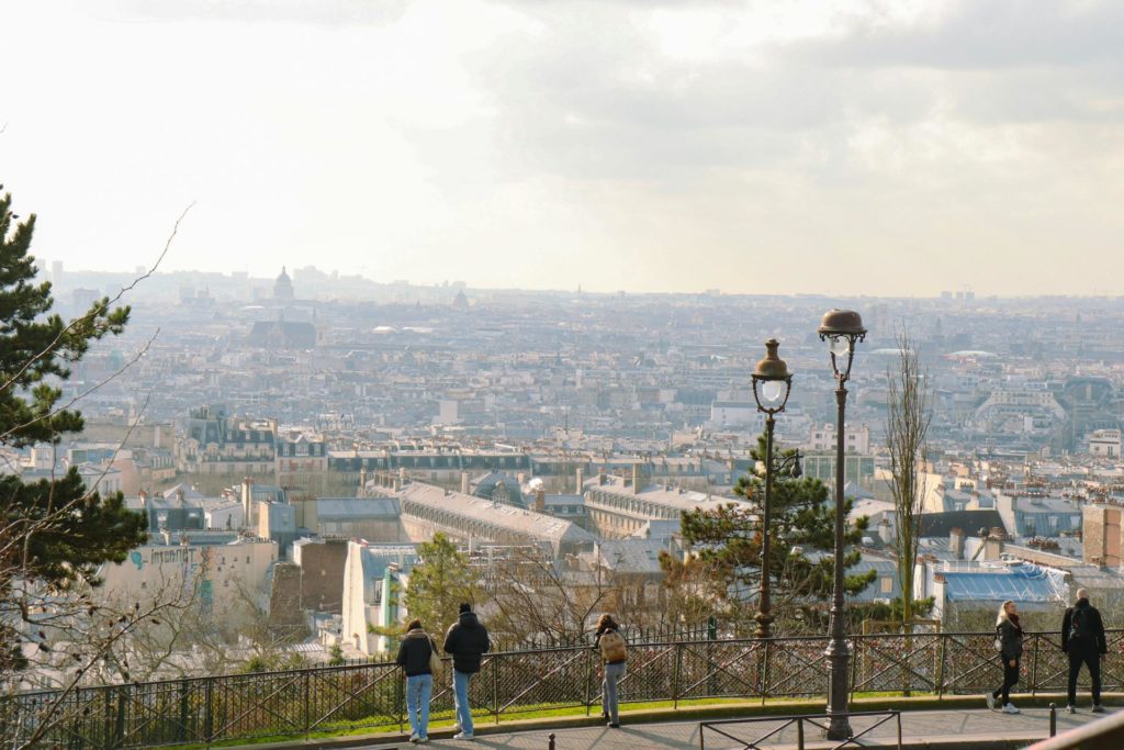 Vue butte de Montmartre